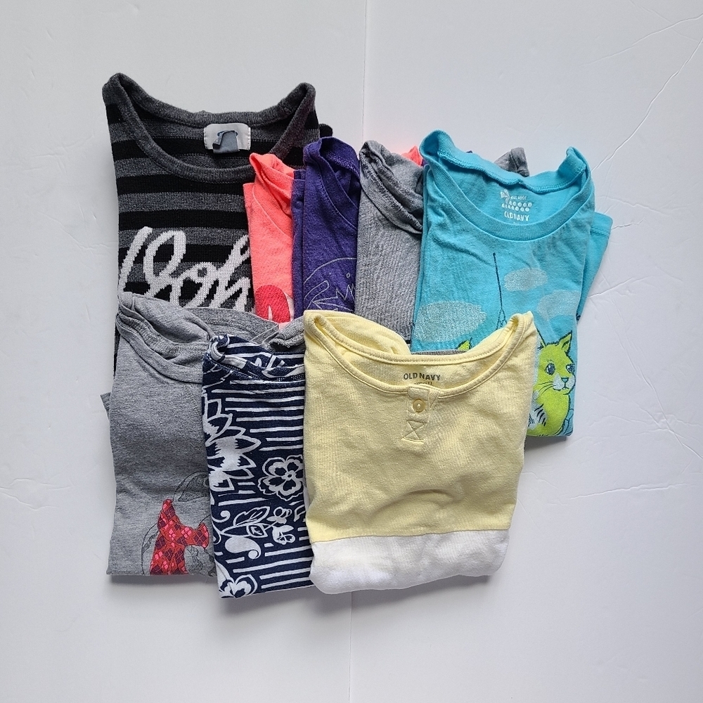 8 X OLD NAVY 7 tops and 1 dress